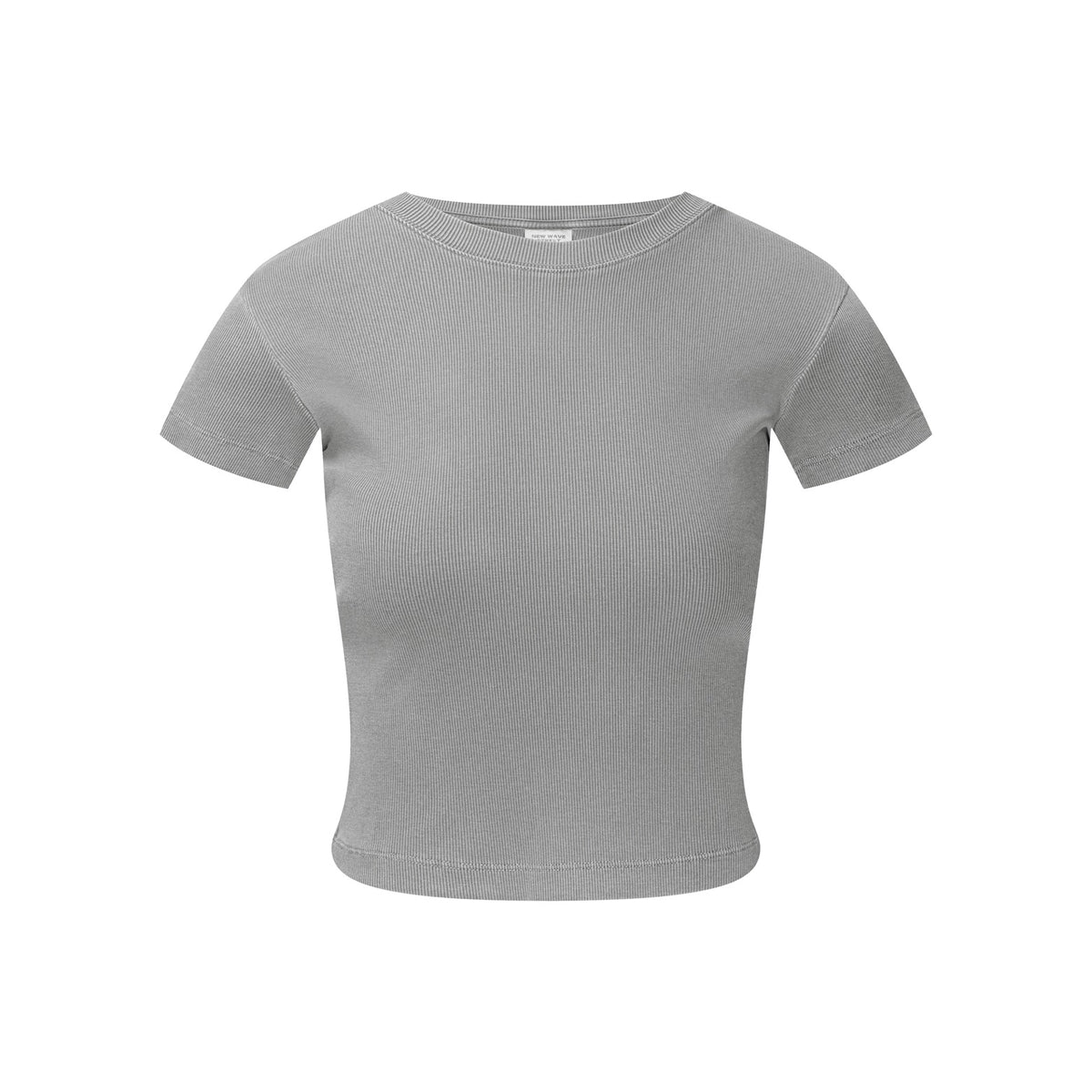 275GSM Women’s Figure-Flattering Straight Shoulder T-shirt Medium gray