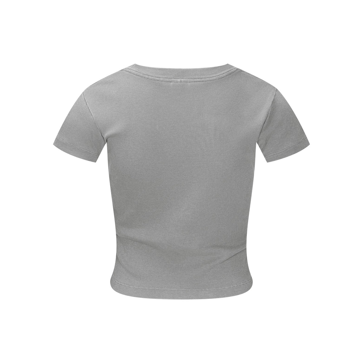 275GSM Women’s Figure-Flattering Straight Shoulder T-shirt Medium gray