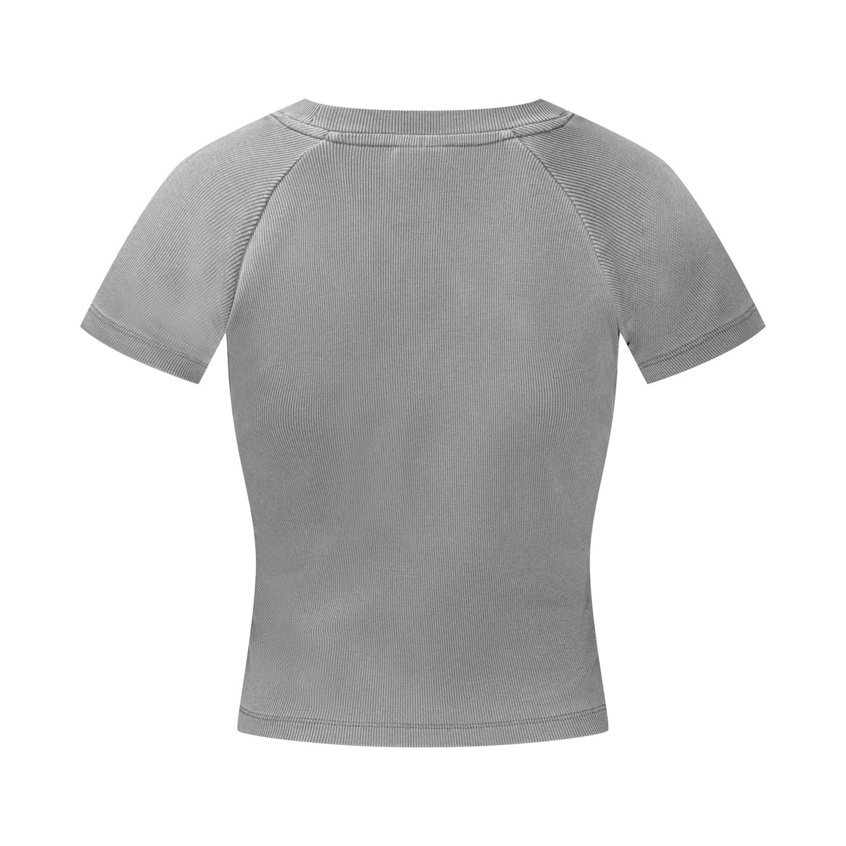 275GSM Women’s Slimming Raglan Short T-shirt Medium gray